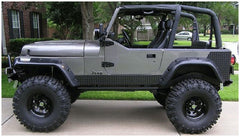 Bushwacker 10909-07 Cutout Style Jeep Fender Flares, 4pc
