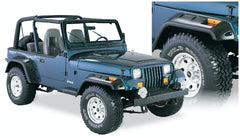 Bushwacker 10909-07 Cutout Style Jeep Fender Flares, 4pc