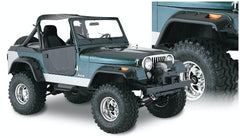 Bushwacker 10910-07 Cutout Style Jeep Fender Flares, 4pc