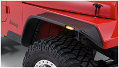 Bushwacker 10924-07 Flat Style Jeep Fender Flares, 4pc