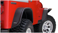 Bushwacker 10924-07 Flat Style Jeep Fender Flares, 4pc