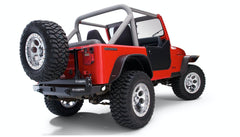 Bushwacker 10924-07 Flat Style Jeep Fender Flares, 4pc
