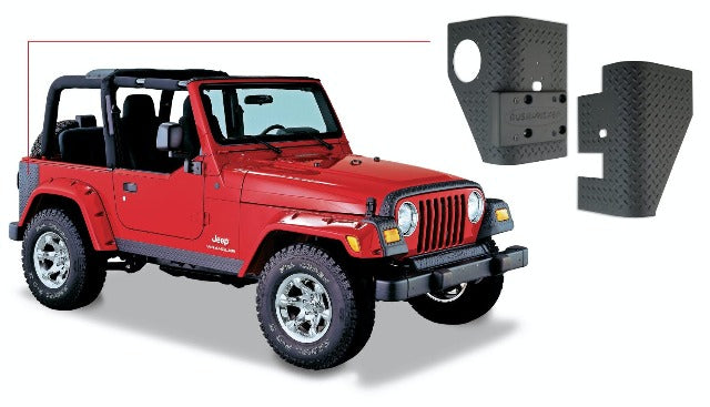 Bushwacker 14001 Trail Armor Corner Guard, Black