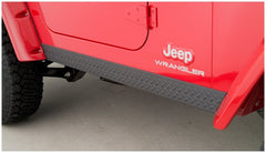Bushwacker 14002 Trail Armor Side Rocker Panel, Black