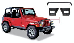 Bushwacker 14005 Trail Armor Hood Stone Guard and Front Corners, Black