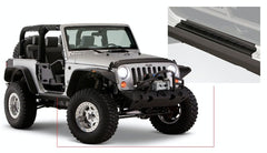 Bushwacker 14011 Trail Armor Rocker Panel and Sill Plate Covers, Black
