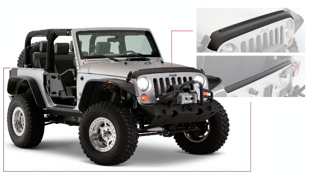 Bushwacker 14013 Trail Armor Hood and Tailgate Protector, Black
