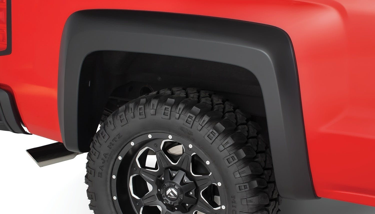 Bushwacker 40012-01 Extend-A-Fender Style Fender Flares, 2pc