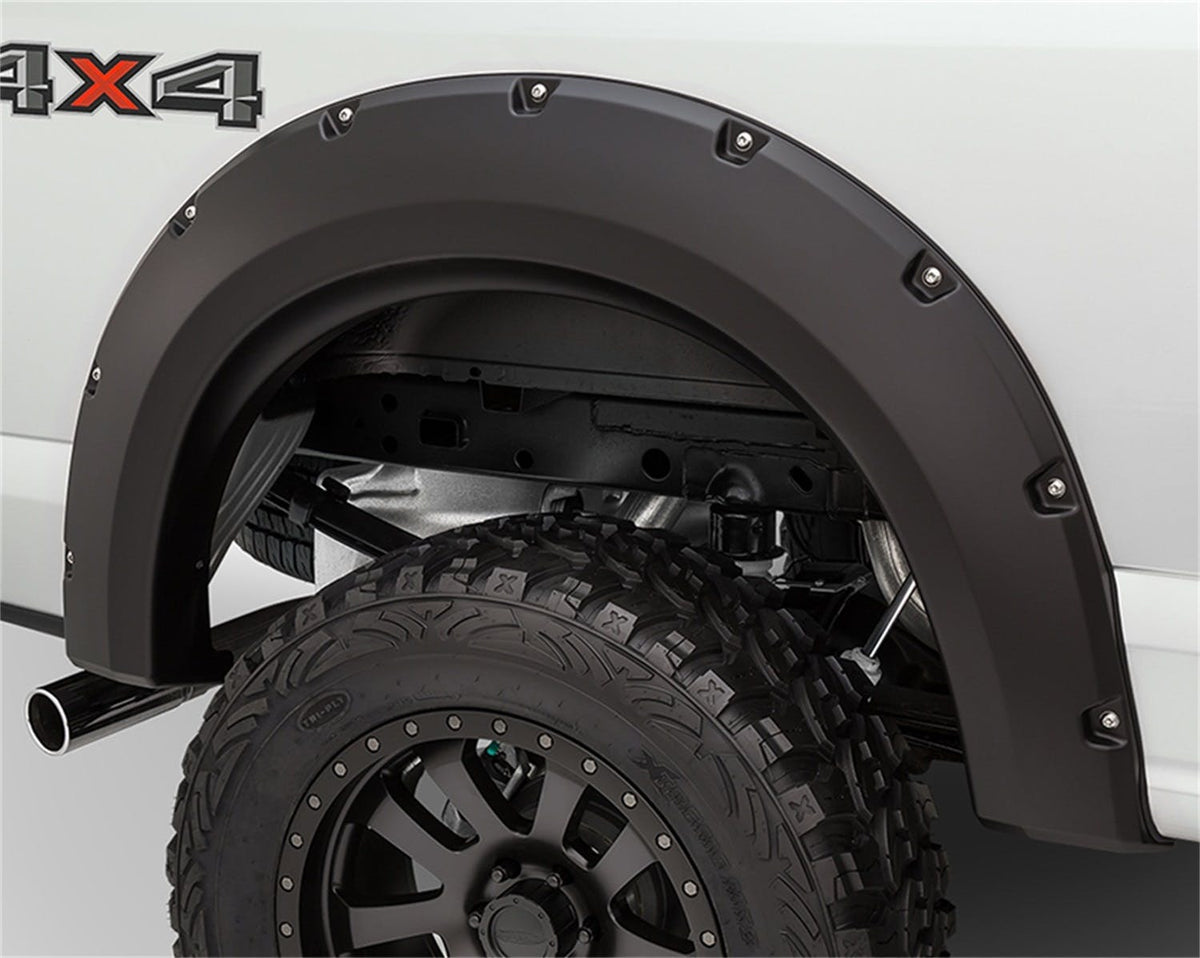 Bushwacker 40090-02 Max Coverage Pocket Style Fender Flares, 2pc