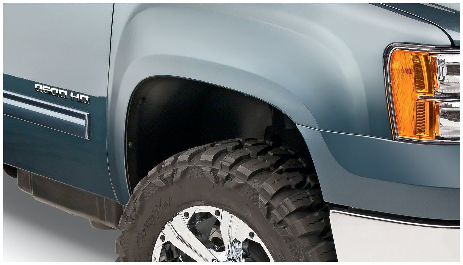 Bushwacker 40107-02 Extend-A-Fender Style Fender Flares, 2pc