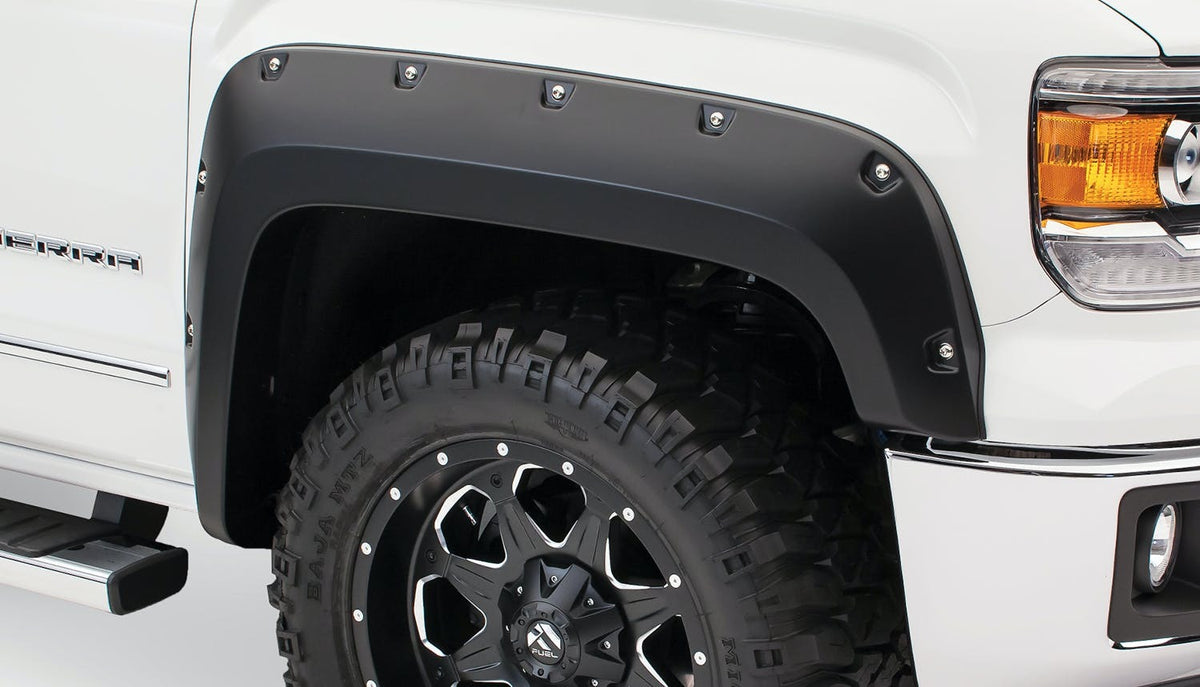 Bushwacker 40121-02 Pocket Style Fender Flares, 2pc