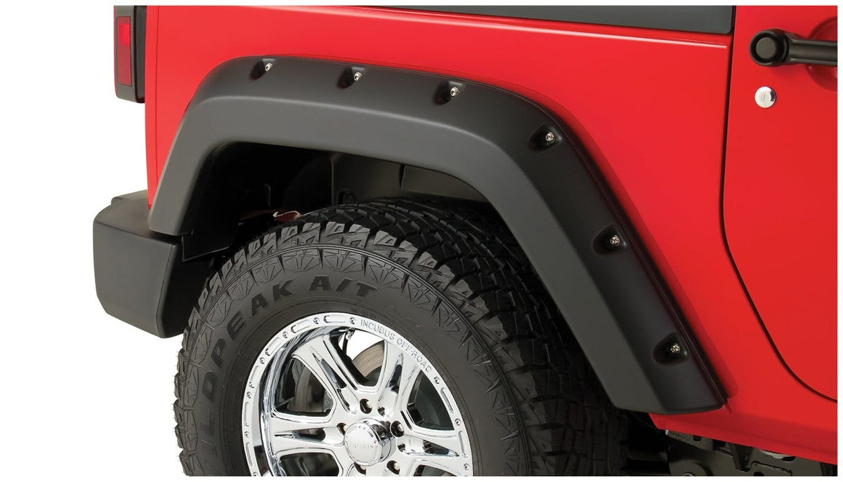 Bushwacker 40144-02 Pocket Style Fender Flares, 2pc