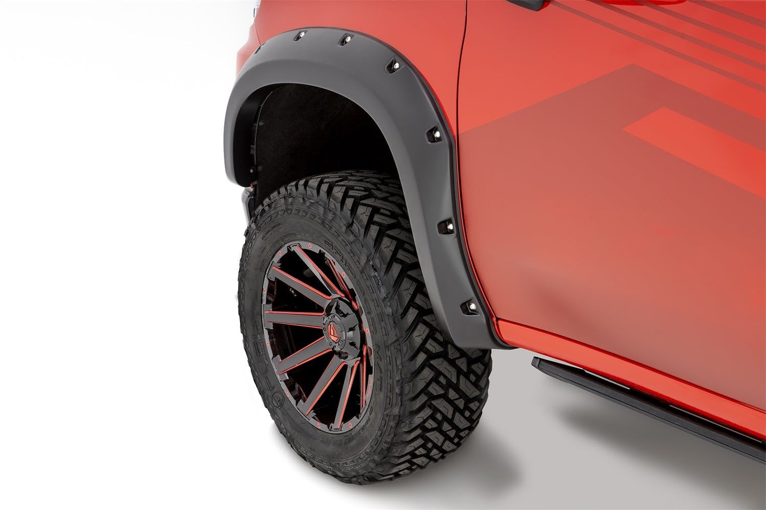 Bushwacker 40927-02 Pocket Style Fender Flares, 4pc