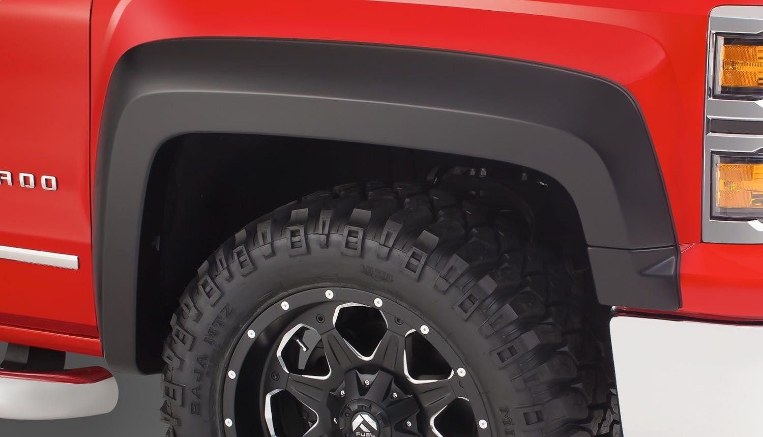 Bushwacker 40929-02 Extend-A-Fender Style Fender Flares, 4pc