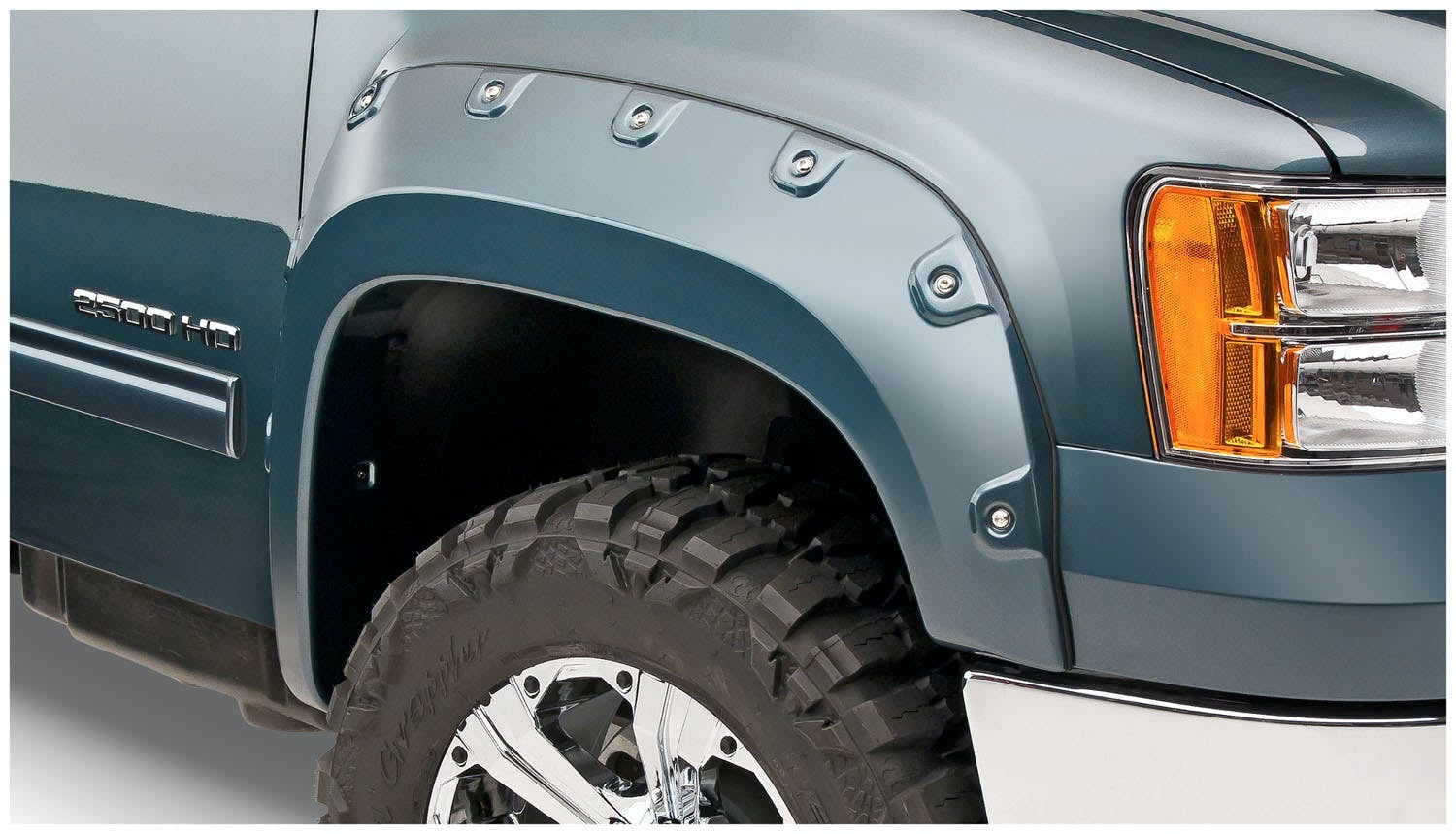 Bushwacker 40943-02 Boss Pocket Style Fender Flares, 4pc