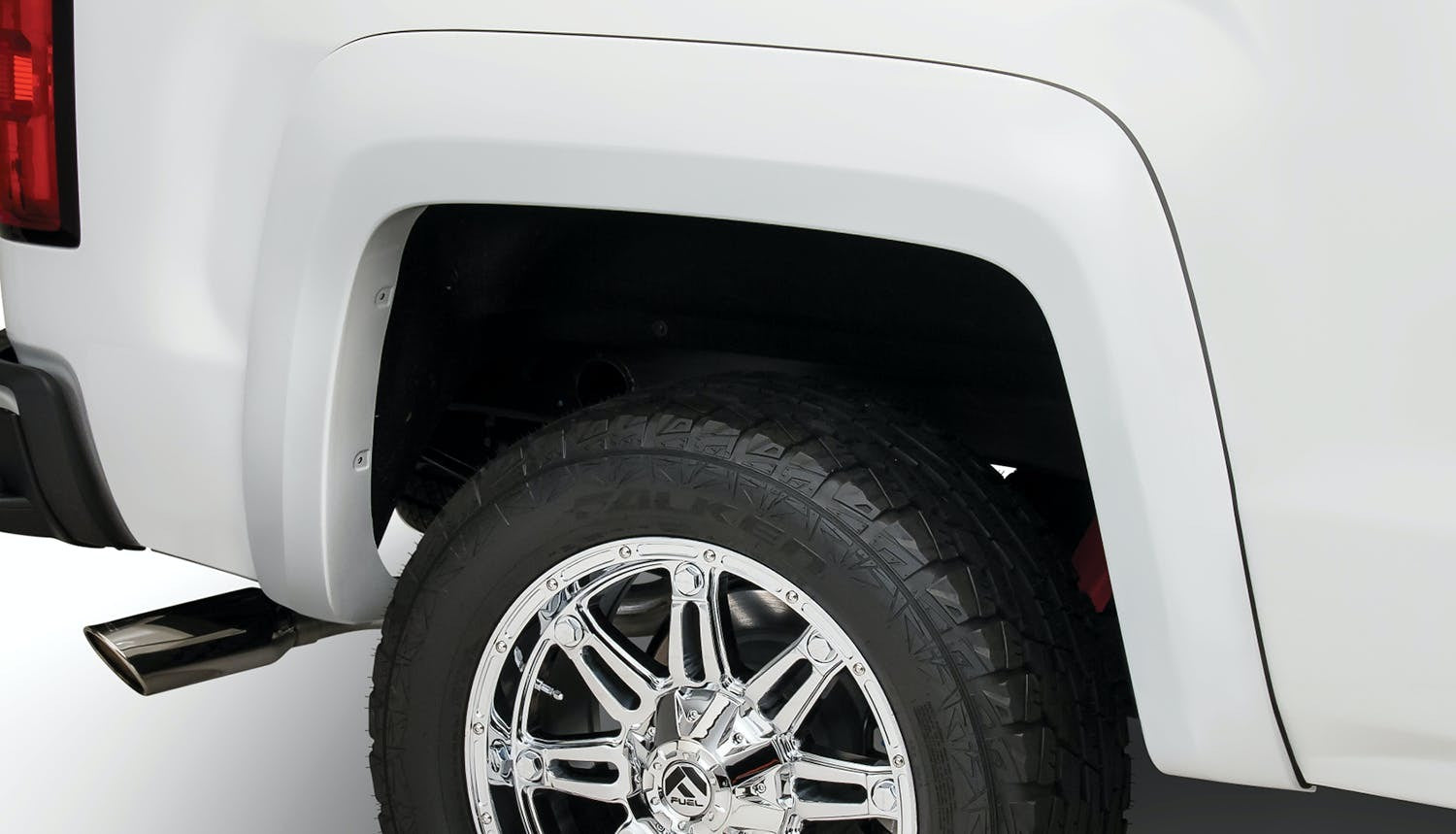 DISCONTINUED - Bushwacker 40961-02 Extend-A-Fender Style Fender Flares, 4pc