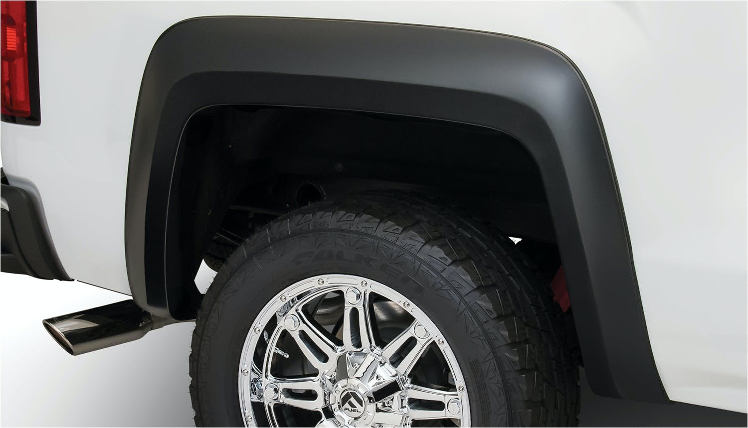 DISCONTINUED - Bushwacker 40961-02 Extend-A-Fender Style Fender Flares, 4pc