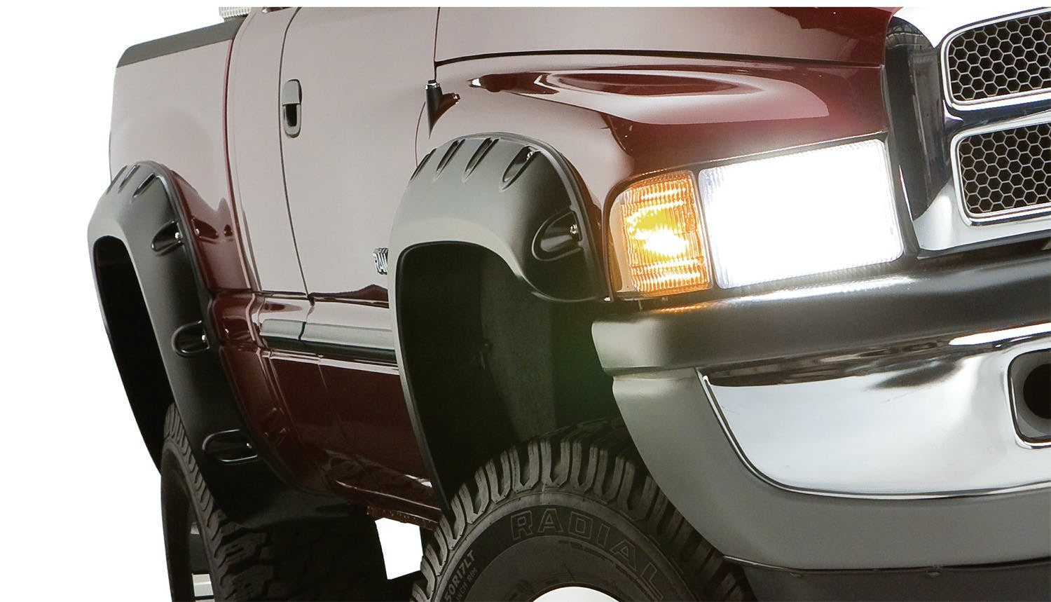 Bushwacker 50908-02 Pocket Style Fender Flares, 4pc