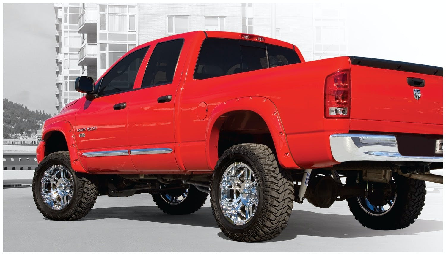 Bushwacker 50911-02 Pocket Style Fender Flares, 4pc