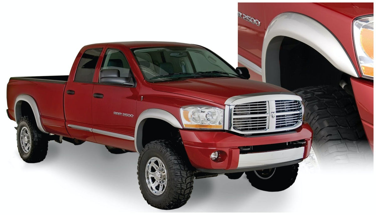 DISCONTINUED - Bushwacker 50912-02 Extend-A-Fender Style Fender Flares, 4pc