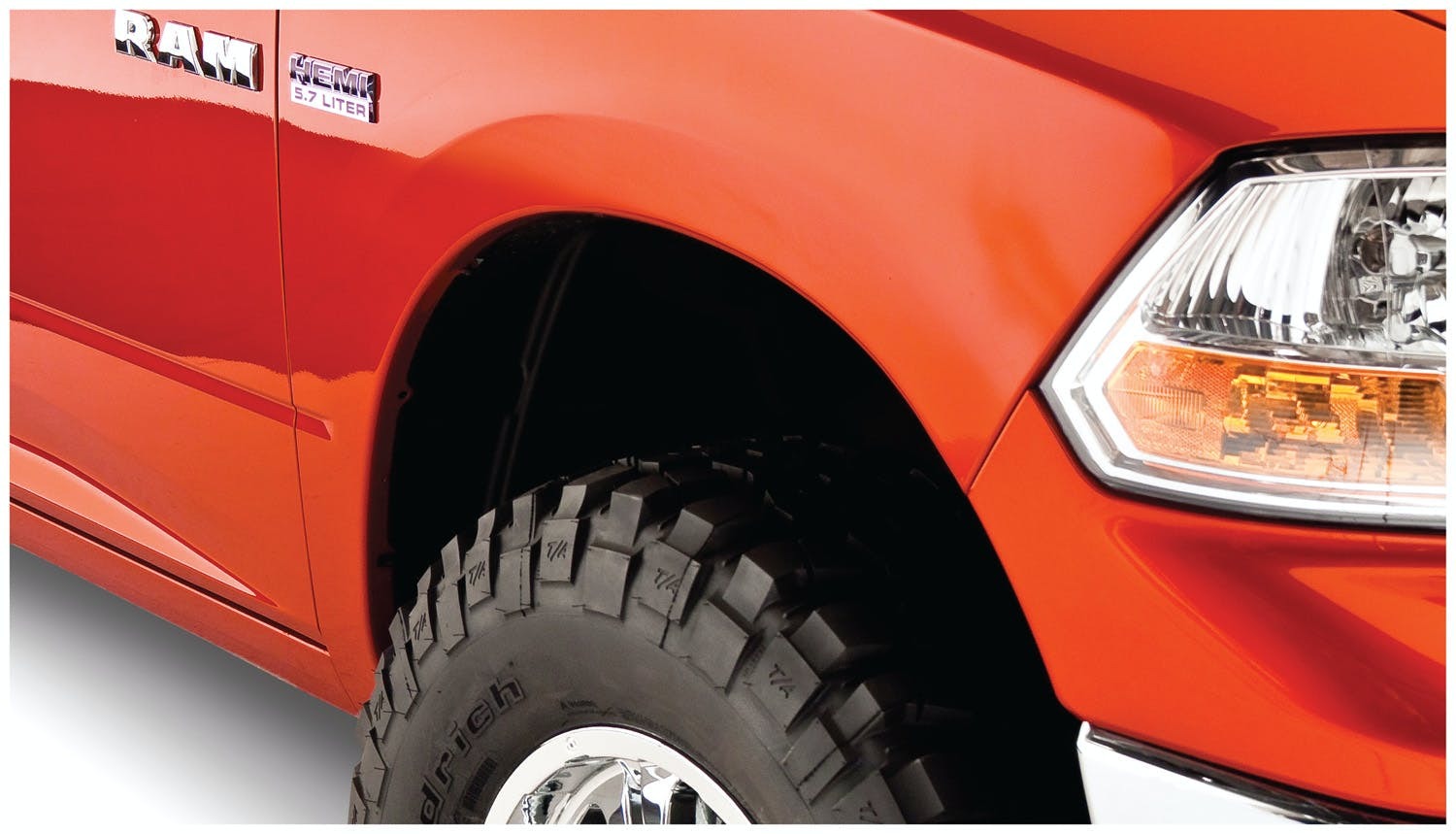 Bushwacker 50914-02 Extend-A-Fender Style Fender Flares, 4pc