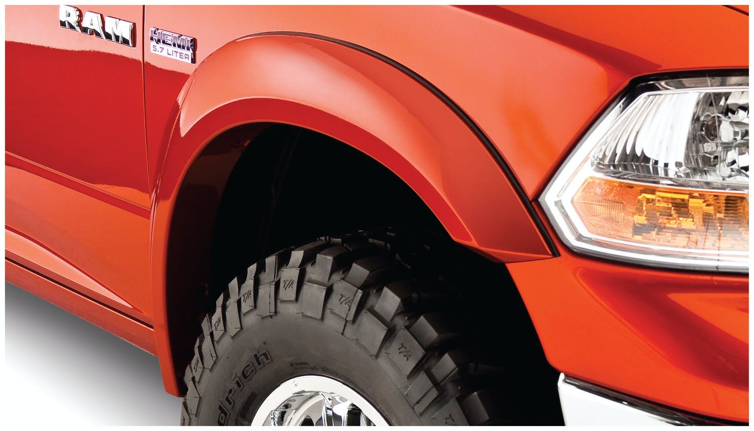 Bushwacker 50914-02 Extend-A-Fender Style Fender Flares, 4pc