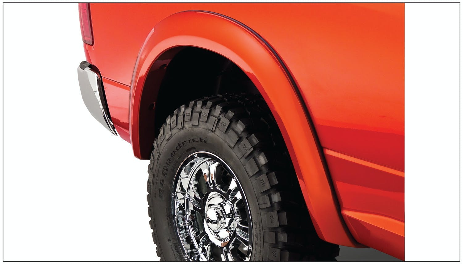 Bushwacker 50914-02 Extend-A-Fender Style Fender Flares, 4pc