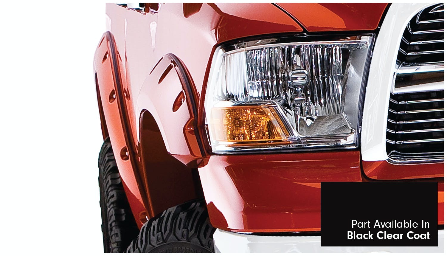 Bushwacker 50915-35 Pocket Style Fender Flares, 4pc Color