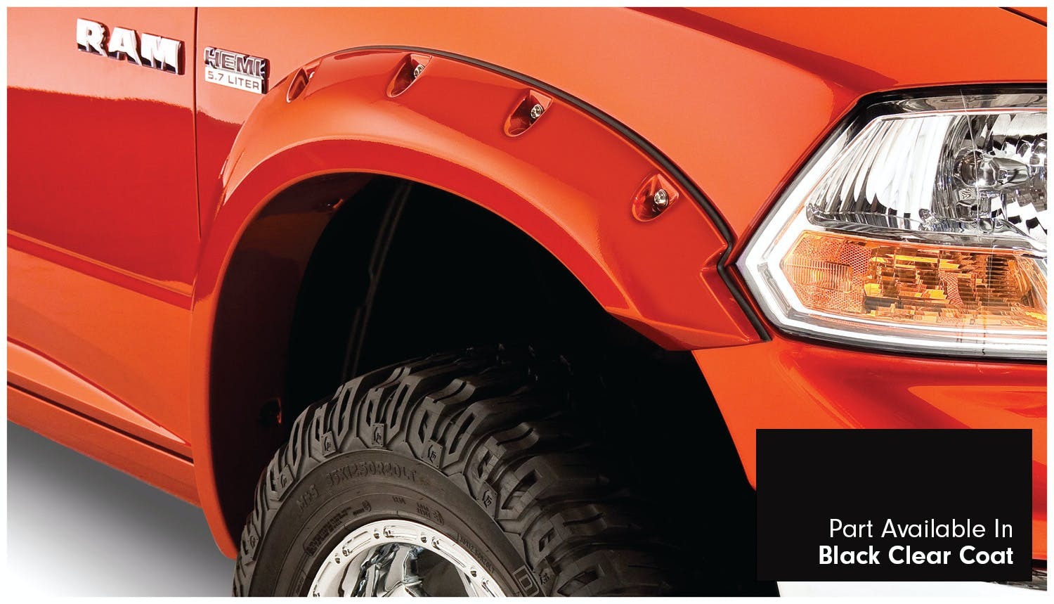 Bushwacker 50915-35 Pocket Style Fender Flares, 4pc Color