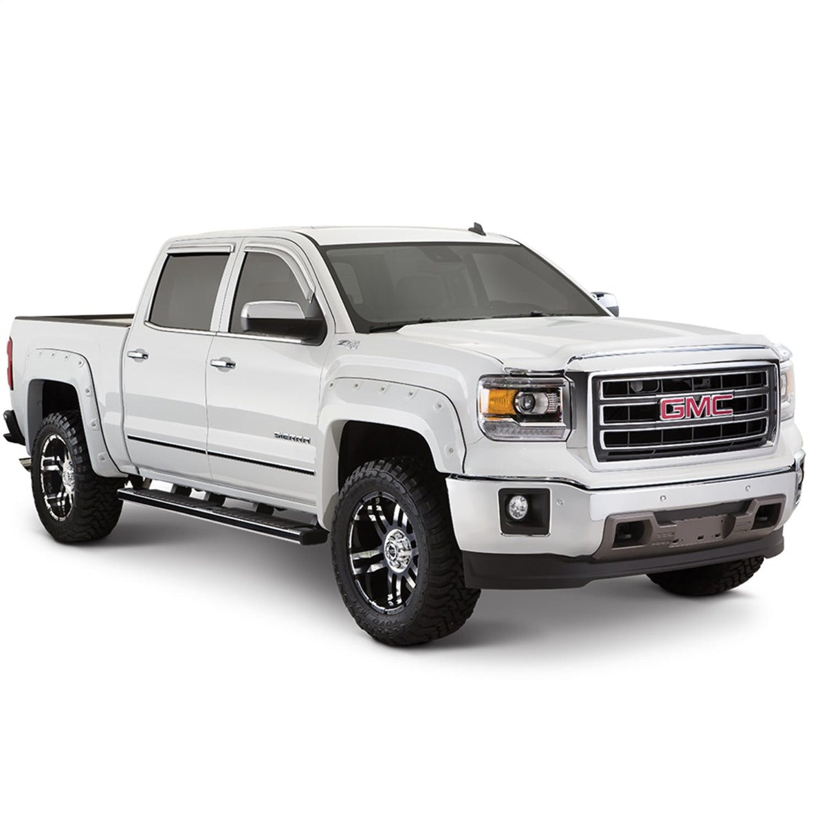 DISCONTINUED - Bushwacker 50915-85 Pocket Style Fender Flares, 4pc Color