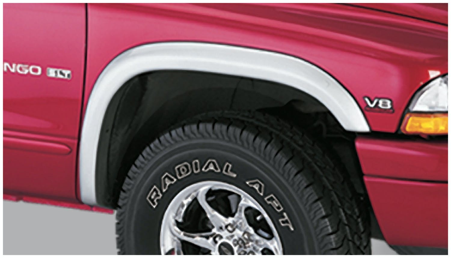 Bushwacker 51904-02 Extend-A-Fender Style Fender Flares, 4pc