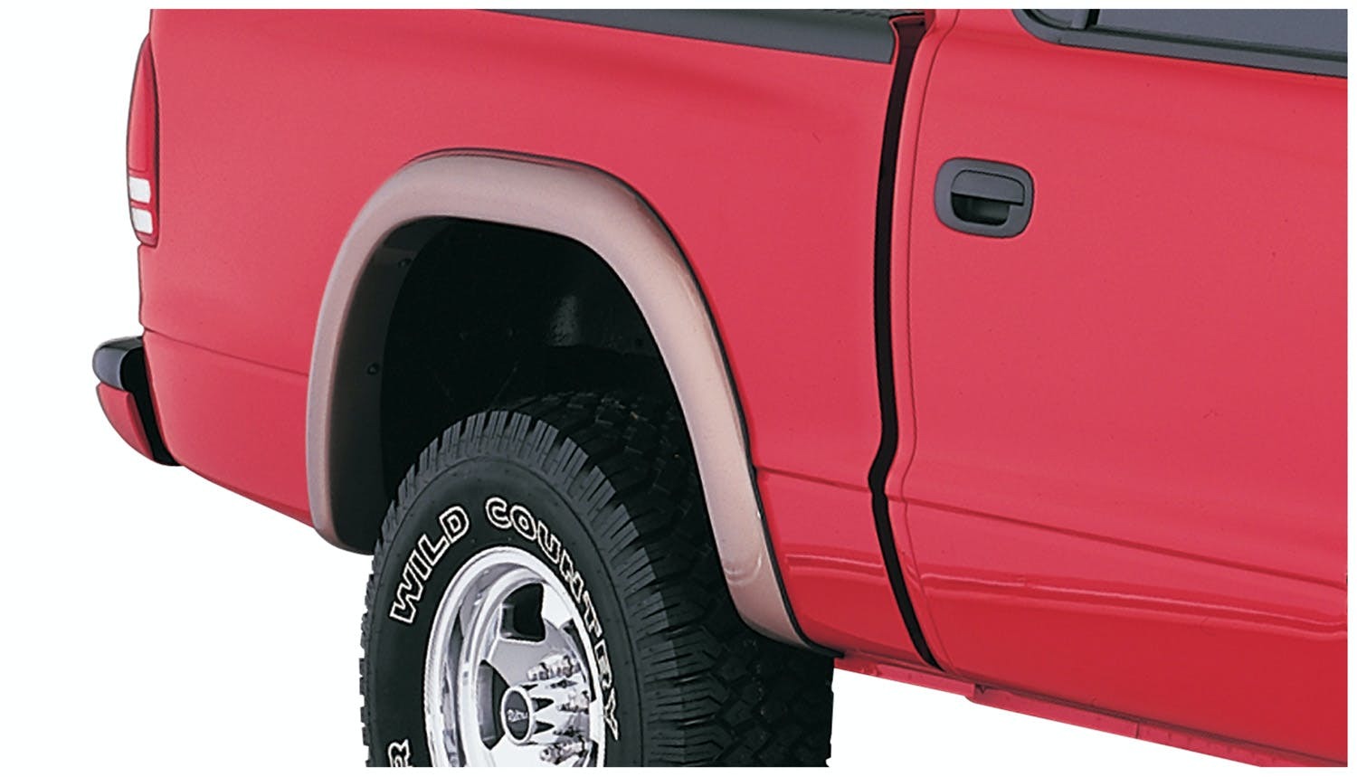 Bushwacker 51905-02 Extend-A-Fender Style Fender Flares, 4pc