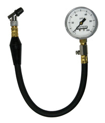 Moroso 89570 Dial Type Tire Pressure Gauge (0-100 PSI, 16.25 Hose, 2-5/8 Face)