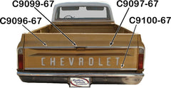 BROTHERS Tailgate Molding C9097-67