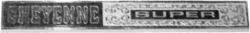 BROTHERS Glove Box Emblem C9740-72