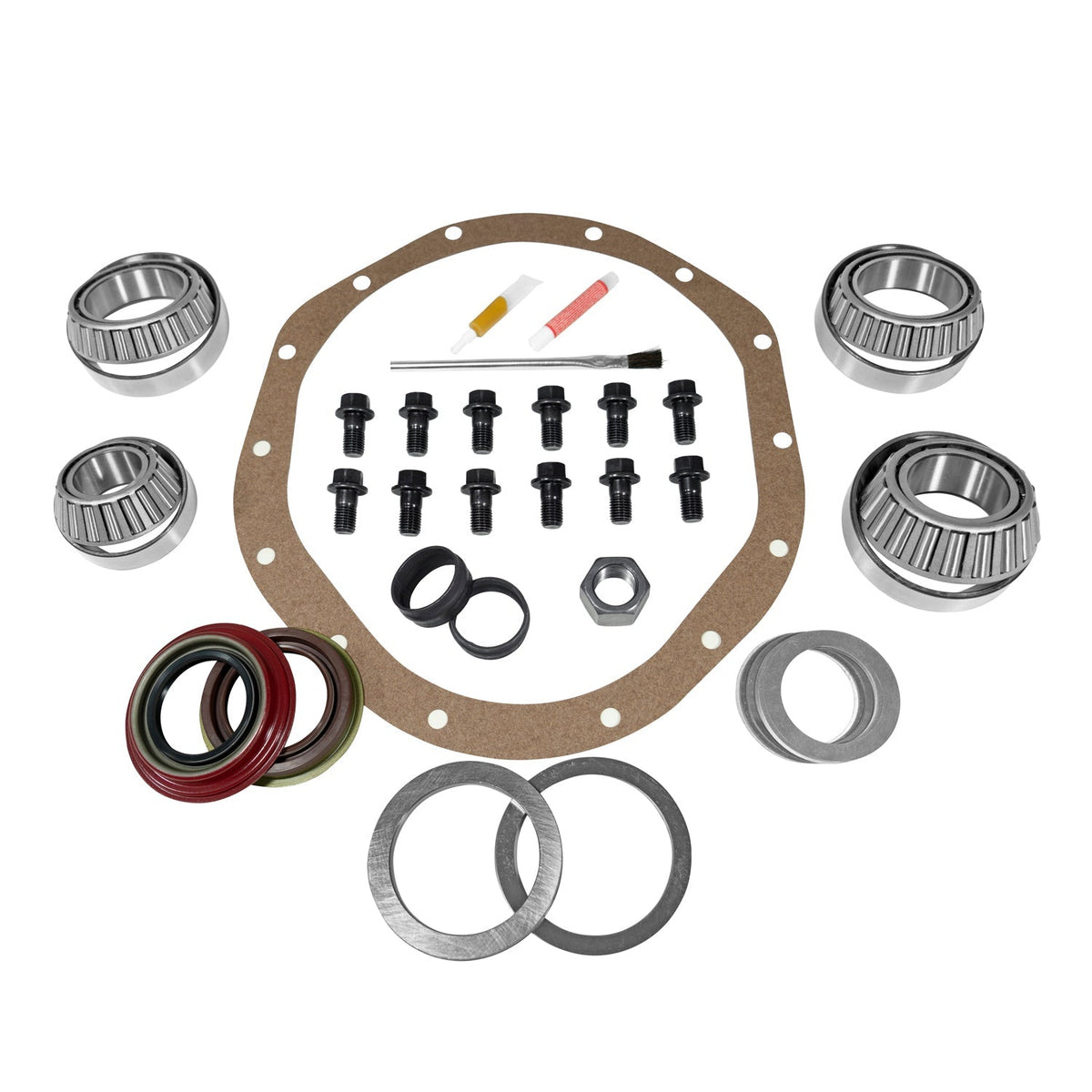 Yukon Gear Chevrolet GMC Axle Differential Bearing and Seal Kit - Rear YKGMHO72-B