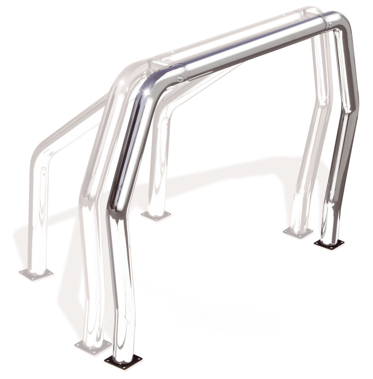 Go Rhino Dodge (Bed Length: 75.9, 76.3, 78.0, 96.0, 97.9, 98.3Inch) Truck Bed Rack 97001PS