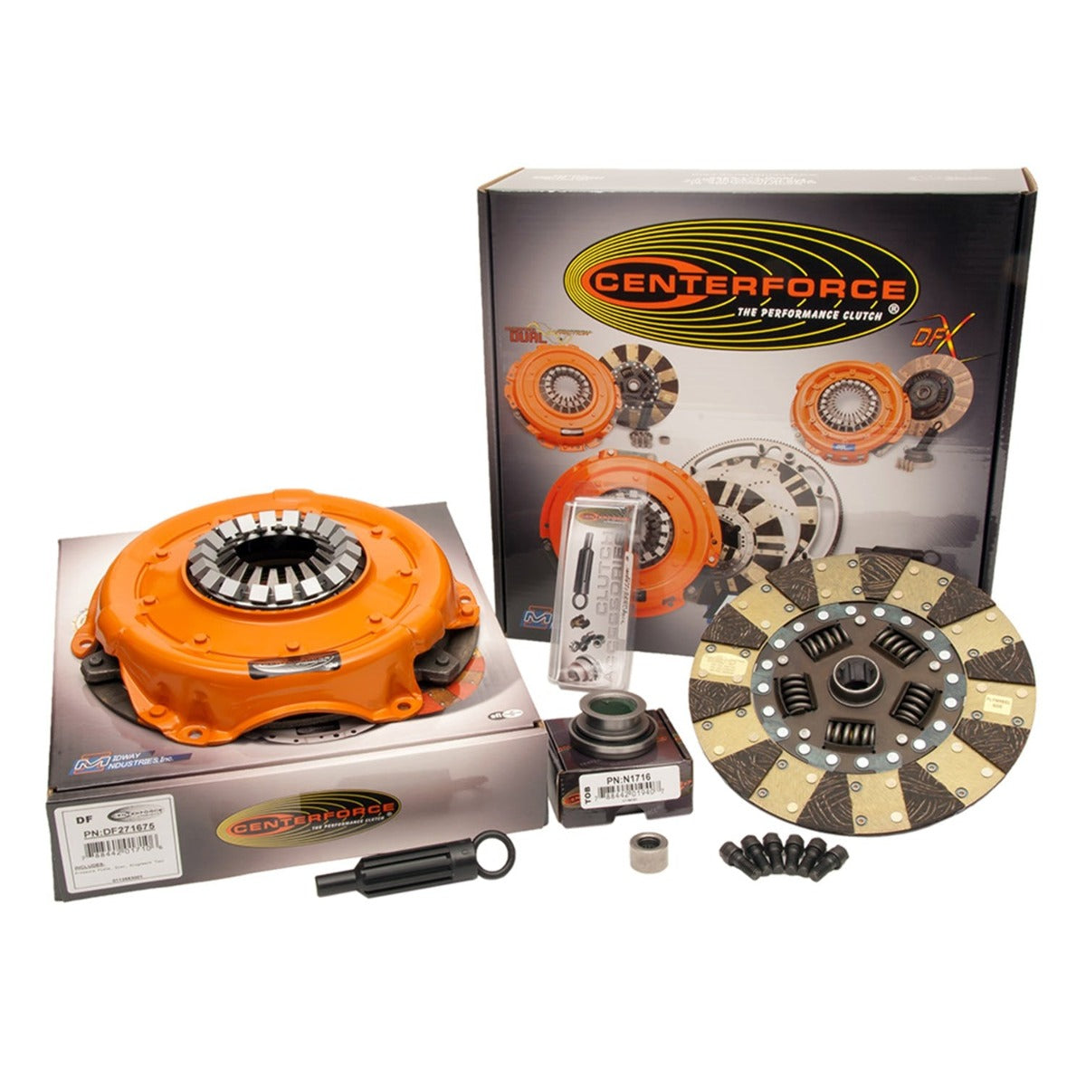 Centerforce KDF717516 Dual Friction(R), Clutch Kit Dual Friction ?, Clutch Kit