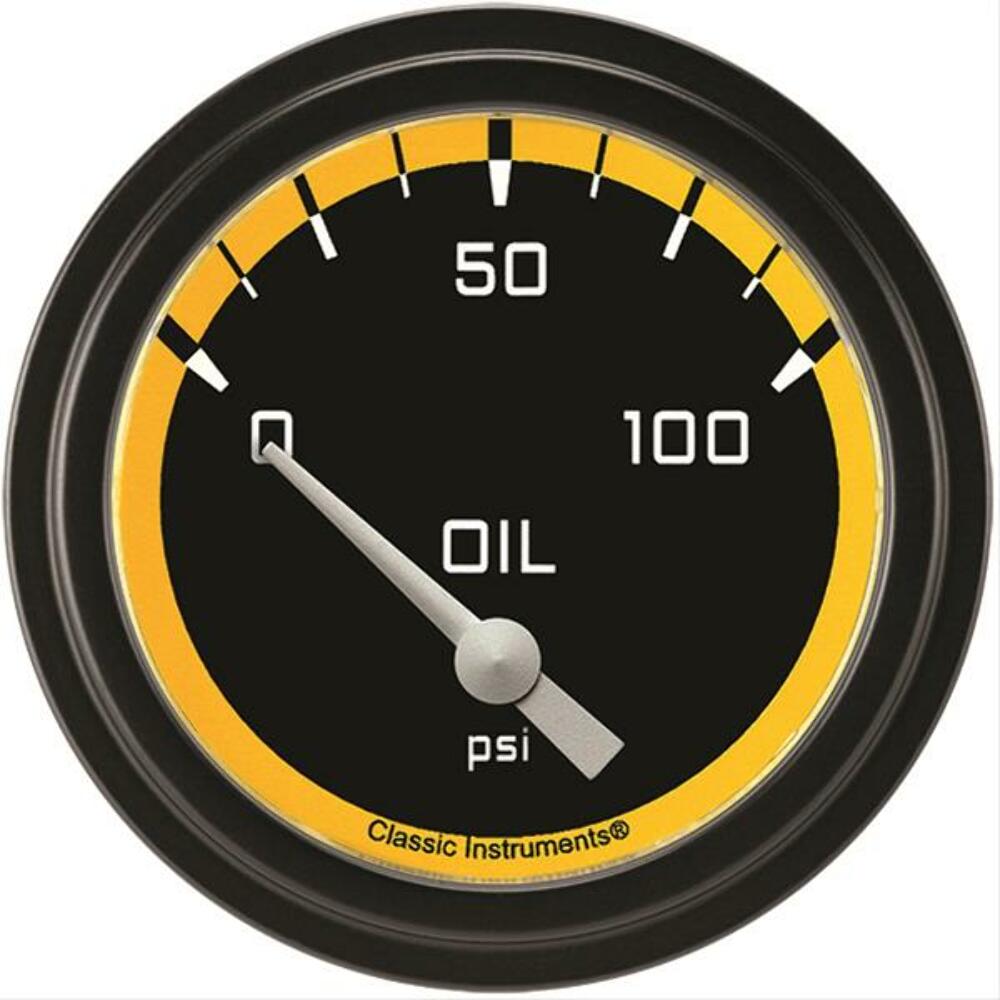 Classic Instruments Engine Oil Pressure Gauge AX281YBLF