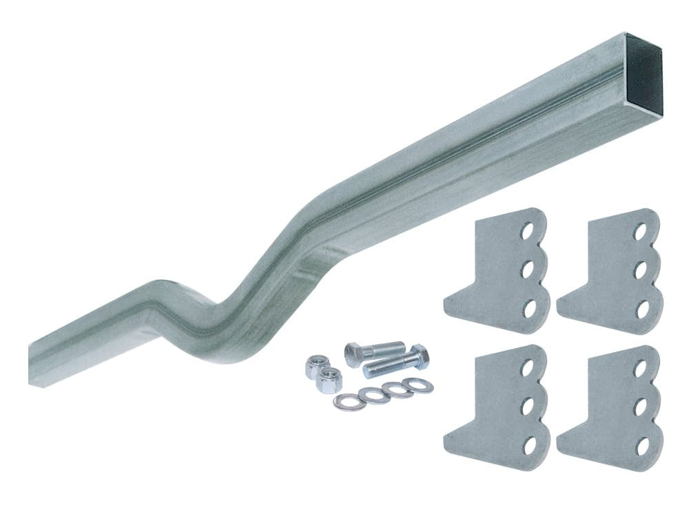 Competition Engineering C3059 Ladder Bar Crossmember 60 Inch Long 2 Inch x 3 Inch Mandel Bent Boxed Tube