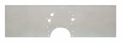 Competition Engineering C3990 Motor Plate; Front; 36 in. Long x 11 in. Wide; 0.25 in. Aluminum; Ford 351C;