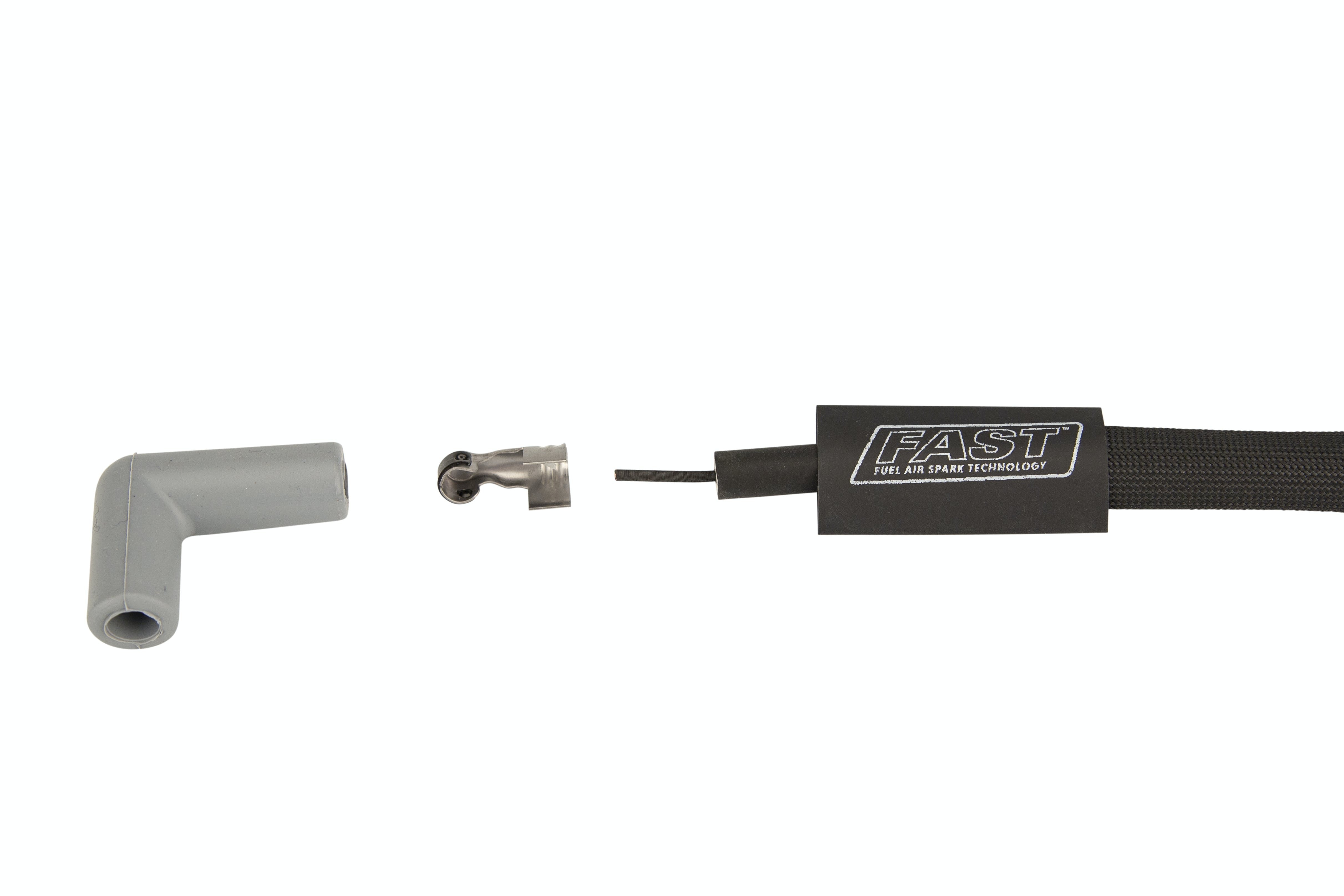 FAST - Fuel Air Spark Technology 295-2422 FireWire 90 Degree Cut-To-Fit Wireset for LS Coils w/ Heat Sleeve