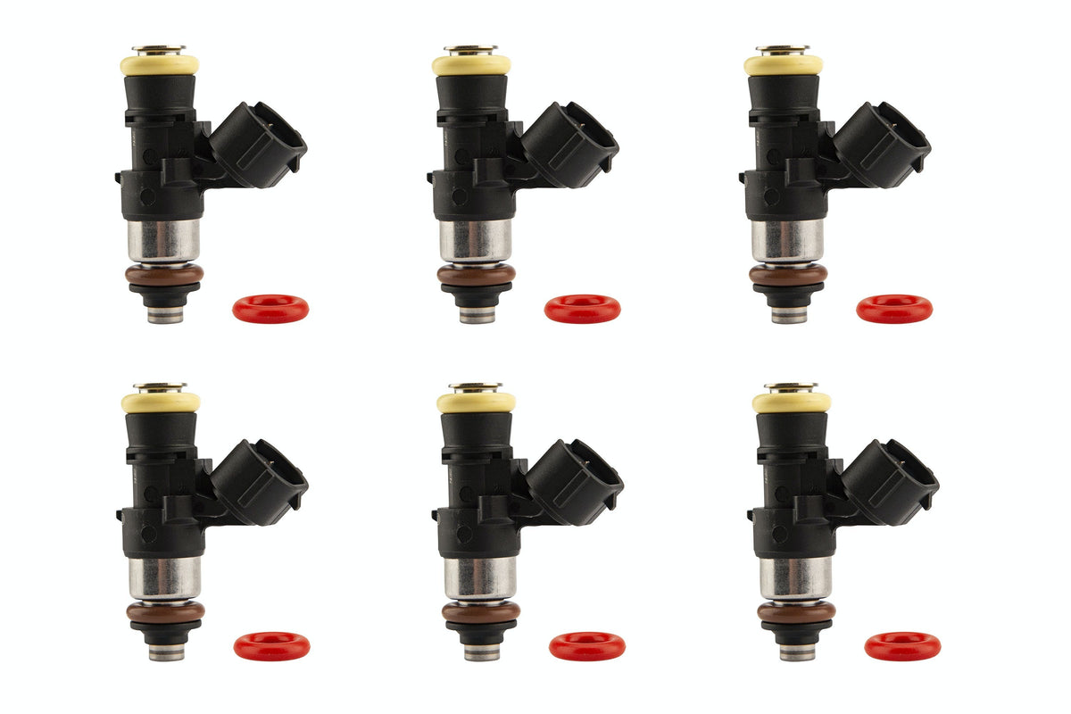 FAST - Fuel Air Spark Technology 32107-6 Precision-Flow LS3/LS7 Profile 242 lb/hr HighImpedance Injectors - Set of 6