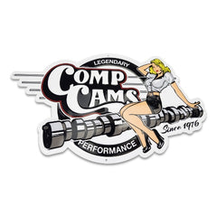 Competition Cams Legendary Performance Embossed Tin Garage Sign COMP5-1038