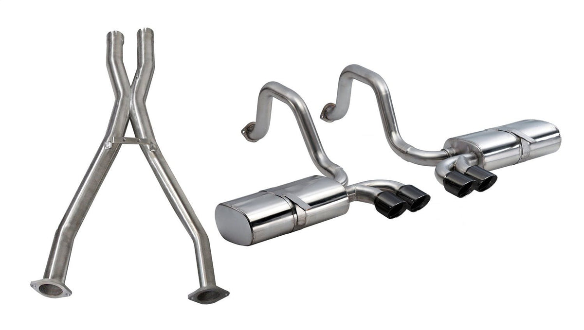Corsa Performance 14111CBBLK Sport Cat-Back Exhaust System