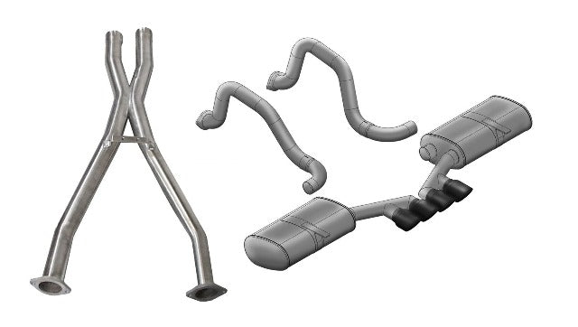 Corsa Performance 14139CBBLK Sport Cat-Back Exhaust System
