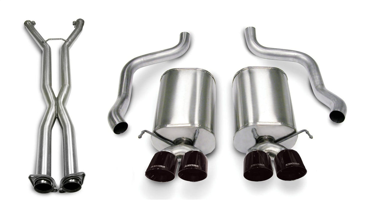 Corsa Performance 14169CB4BLK Sport Cat-Back Exhaust System