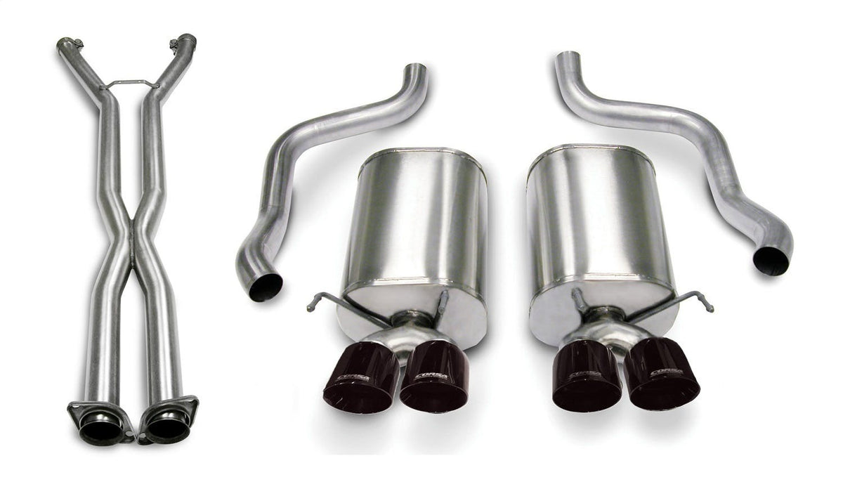 Corsa Performance 14169CB6BLK Sport Cat-Back Exhaust System