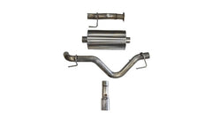 Corsa Performance 14918 3.0in. Cat-Back; Side Exit with Single 4.0in. Polished Straight Cut Tips
