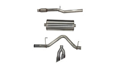 Corsa Performance 21030 3.0in. Cat-Back; Dual Rear Exit with Twin 4.0in. Polished Pro-Series Tips
